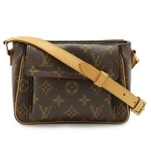 LOUIS VUITTON Brown Monogram Pochette Shoulder Bag